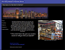 Tablet Screenshot of churchsauto.com